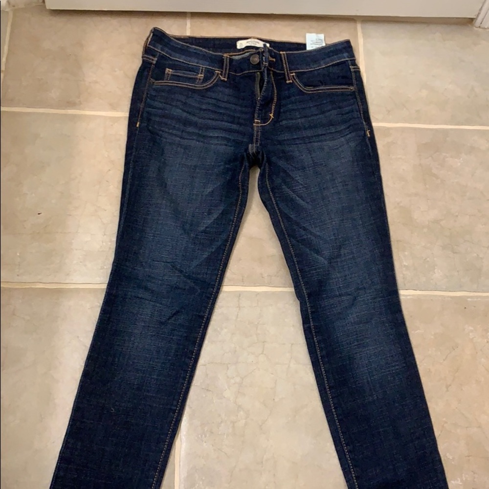 Abercrombie & Fitch Dark Blue Skinny Jeans